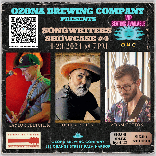 SONGWRITER'S SHOWCASE #4 APRIL 23RD, 2024